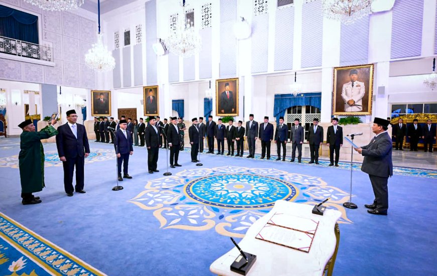 Ini Daftar Menteri dan Wakil Menteri Kabinet Merah Putih yang Baru Saja Dilantik Prabowo