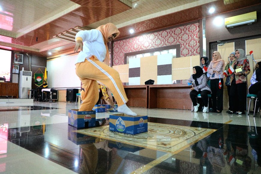Semarak Lomba HUT ke-81 RI DWP Diskomdigi Jateng, Kompak dan Penuh Keceriaan