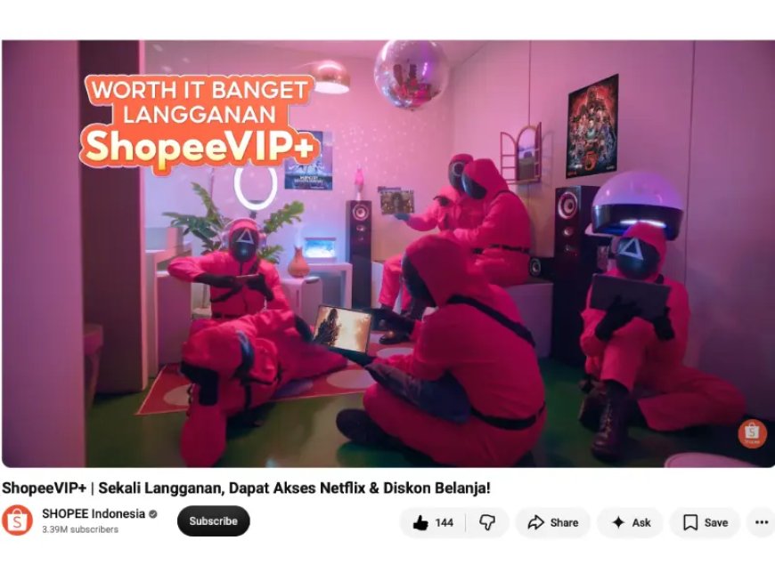 Usung Konsep Sinematik-Parodi, Iklan ShopeeVIP+ Bikin Setiap Scene Menarik untuk Disimak